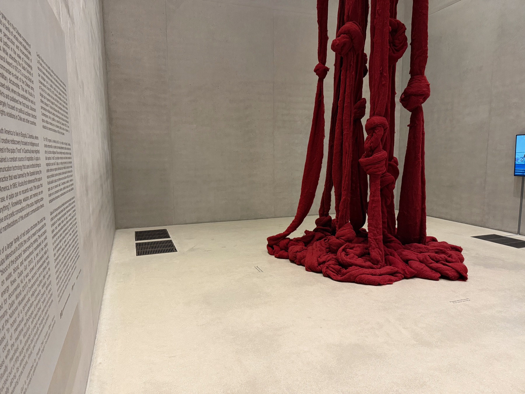 Wall text and base detail